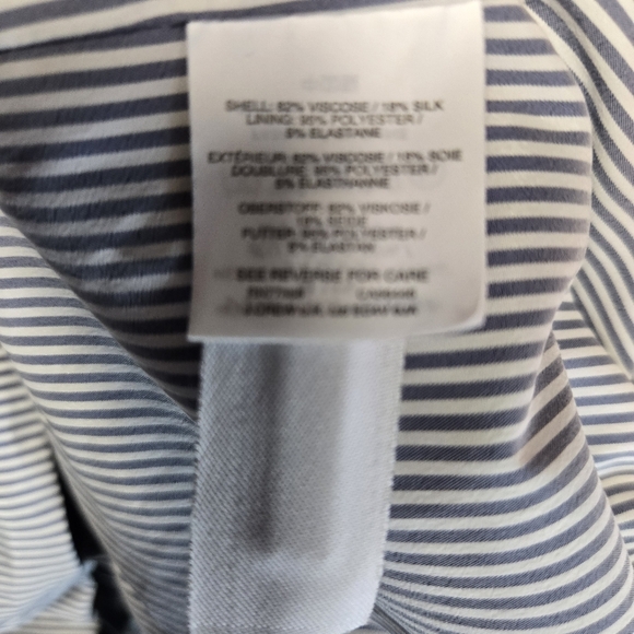 J CREW Navy Blue Velvet Zip Cropped Jacket - Picture 8 of 9